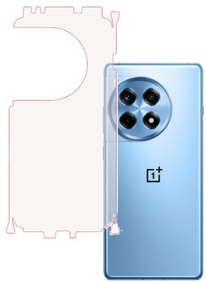 KARTRAY Back Screen Guard for OnePlus 12R 5G, Matte With Sides(Pack of 1)