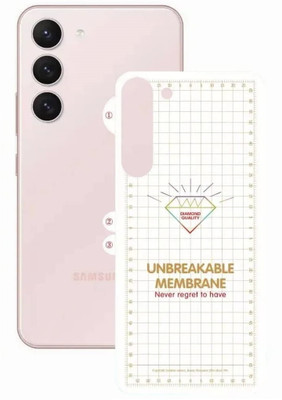 ankSONline Back Screen Guard for Samsung Galaxy S23 Plus, |Unbreakable [Transparent Protective ,Anti-Scratch](Pack of 1)