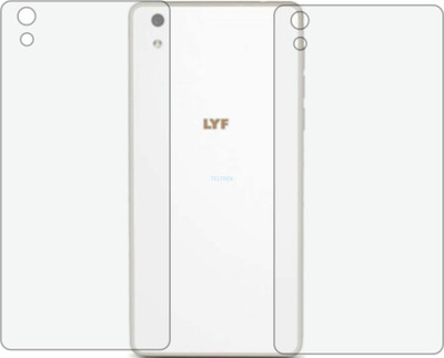 TELTREK Back Screen Guard for RELIANCE JIO LYF WATER 6 (Matte Finish)(Pack of 2)