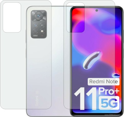 ZINGTEL Back Screen Guard for MI NOTE 11 PRO PLUS 5G (Matte Finish)(Pack of 2)