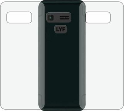 Fasheen Back Screen Guard for JIO LYF 2403(Pack of 2)