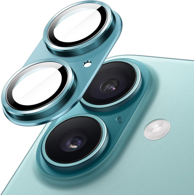 CASENED Back Camera Lens Glass Protector for iPhone 16, iPhone 16 Plus(Pack of: 1)