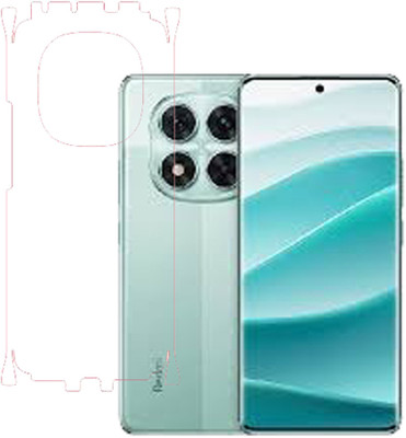 VAYUVAULT Back Screen Guard for REDMI Note 14 Pro 5G, Clear with side(Pack of 1)