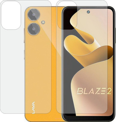 TELTREK Back Screen Guard for LAVA BLAZE 2 (Matte Finish)(Pack of 2)