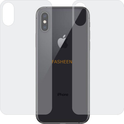 Fasheen Back Screen Guard for APPLE IPHONE XS (Matte Finish)(Pack of 2)