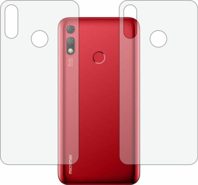ZINGTEL Back Screen Guard for MICROMAX INFINITY N12 (Matte Finish)(Pack of 2)