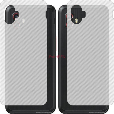 Fasheen Back Screen Guard for SAMSUNG GALAXY X COVER 6 PRO (3D Carbon Fiber Finish)(Pack of 2)
