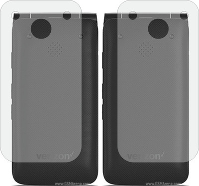 MOBART Back Screen Guard for ALCATEL GO FLIP V (Matte Finish)(Pack of 2)