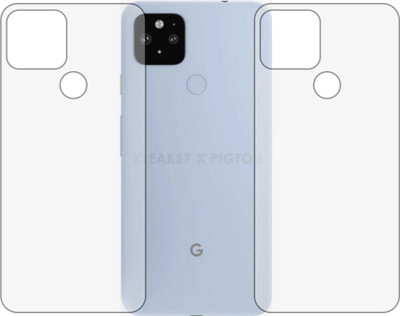 TELTREK Back Screen Guard for GOOGLE PIXEL 5 XL (Matte Finish)(Pack of 2)