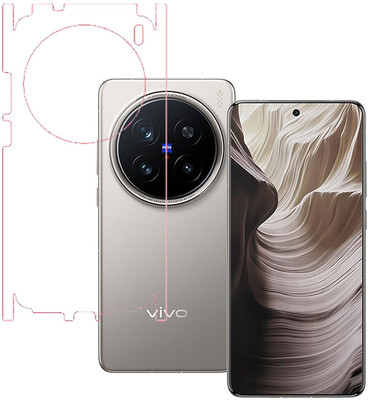 SPRITZEN Back Screen Guard for Vivo X200 Pro 5G, Clear With Sides(Pack of 1)