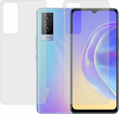 TELTREK Back Screen Guard for VIVO V21E 5G V2055 (Matte Finish)(Pack of 2)
