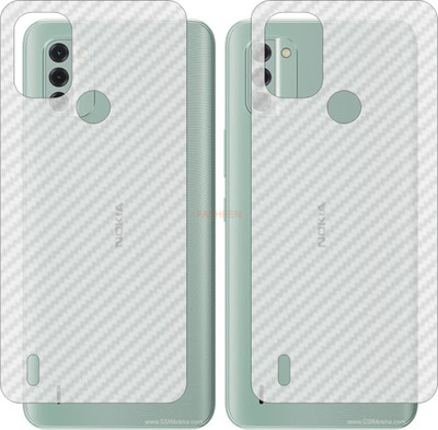Fasheen Back Screen Guard for NOKIA C 31 (3D Carbon Fiber Finish)(Pack of 2)
