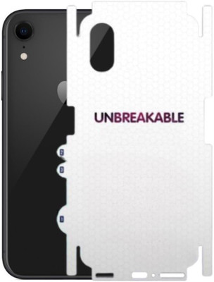 A3sprime Unbreakable Soft Transparent Back Skin Protector for APPLE iPhone XR Mobile Skin(Transparent)