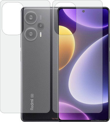 TELTREK Back Screen Guard for MI NOTE 12 TURBO 23049RAD8C (Matte Finish)(Pack of 2)