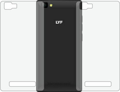 Fasheen Back Screen Guard for JIO LYF F8 (Matte Finish)(Pack of 2)