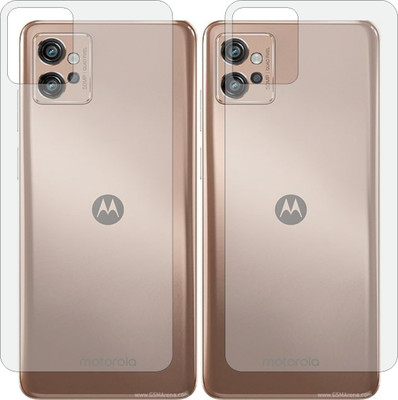 MOBART Back Screen Guard for MOTOROLA MOTO G32 (Matte Finish)(Pack of 2)