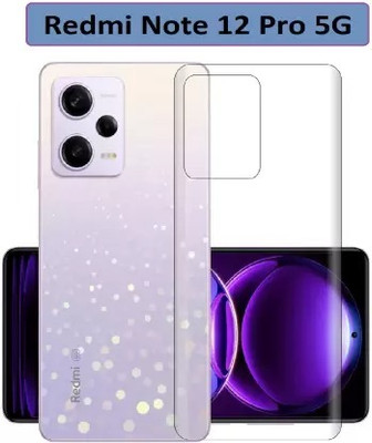 BRENZZ Back Screen Guard for Redmi Note 12 Pro 5G(Pack of 1)
