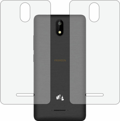 Fasheen Back Screen Guard for MICROMAX Q409 (SPARK 4G) 2017 (Matte Finish)(Pack of 2)