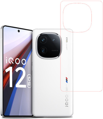 KARTRAY Back Screen Guard for iQOO 12 5G, Clear(Pack of 1)