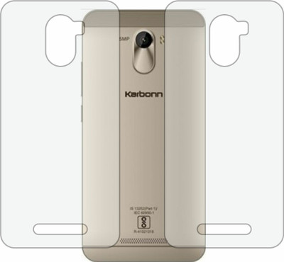 TELTREK Back Screen Guard for KARBONN AURA POWER 4G PLUS (Matte Finish)(Pack of 2)