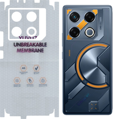 yuvu77 Back Screen Guard for Infinix GT 20 Pro, Membrane 360 coverage, unbreakable membrane(Pack of 1)