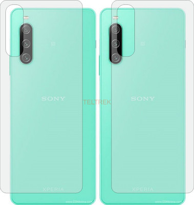 TELTREK Back Screen Guard for SONY XPERIA 10 IV (Matte Finish)(Pack of 2)