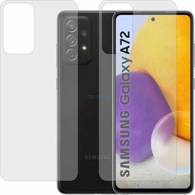TELTREK Back Screen Guard for SAMSUNG A72 (SM A725F) (Matte Finish)(Pack of 2)
