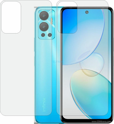 TELTREK Back Screen Guard for INFINIX HOT 12 X6817 (Matte Finish)(Pack of 2)