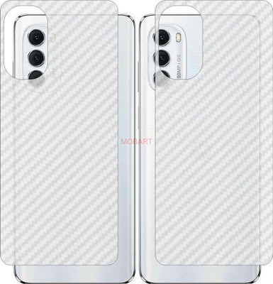 MOBART Back Screen Guard for MOTO G71 S (3D Carbon Fiber Finish)(Pack of 2)