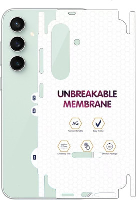 A3sprime Back Screen Guard for Samsung Galaxy S23 FE 5G, |Edge to Edge Full Coverage Unbreakable Soft Transparent Matte Finish Back and Side Skin Protector|(Pack of 1)