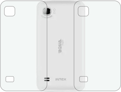 TELTREK Back Screen Guard for INTEX FLASH (Matte Finish)(Pack of 2)