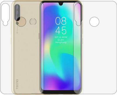Fasheen Back Screen Guard for TECNO POUVOIR 3 PLUS LB8 (Matte Finish)(Pack of 2)