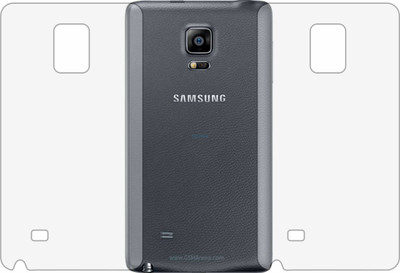 TELTREK Back Screen Guard for SAMSUNG N9150 (NOTE EDGE) (Matte Finish)(Pack of 2)