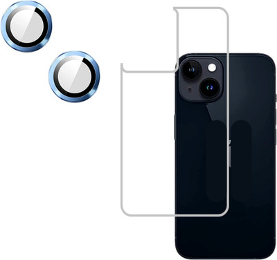 Tech Konnect Back Screen Guard for iPhone 14 Plus, iPhone 14 Plus Camera Lens Protector with Back Protective Film with iPhone 14 Plus( Blue)(Pack of 2)