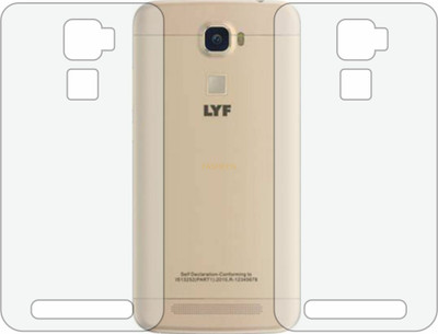 Fasheen Back Screen Guard for RELIANCE JIO LYF WATER 9 (Matte Finish)(Pack of 2)