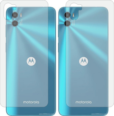 ZINGTEL Back Screen Guard for MOTOROLA MOTO E32 INDIA (Matte Finish)(Pack of 2)