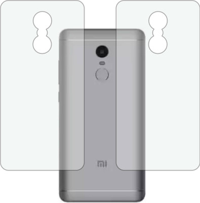 MOBART Back Screen Guard for MI REDMI NOTE 4 (Matte Finish)(Pack of 2)