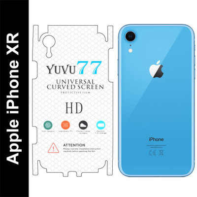 yuvu77 Back Screen Guard for Apple iPhone XR, Membrane 360 coverage(Pack of 1)