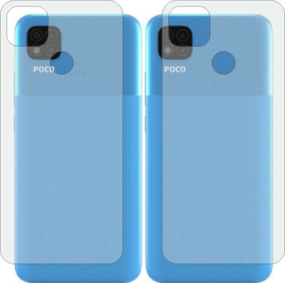 MOBART Back Screen Guard for POCO C31 (Matte Finish)(Pack of 2)