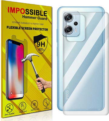 FCS Back Screen Guard for Xiaomi Poco X4 GT Back (Glossy)(Pack of 1)