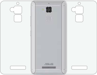 Fasheen Back Screen Guard for ASUS ZENFONE 3 MAX 5.2(Pack of 2)