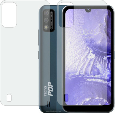 ZINGTEL Back Screen Guard for TECNO POP 5S (Matte Finish)(Pack of 2)