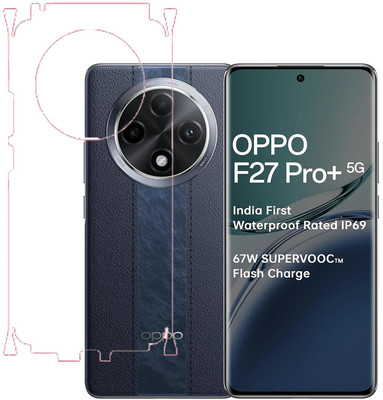 SPRITZEN Back Screen Guard for Oppo F27 Pro Plus 5G, Clear With Sides(Pack of 1)