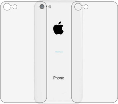 TELTREK Back Screen Guard for APPLE IPHONE 5C (Matte Finish)(Pack of 2)
