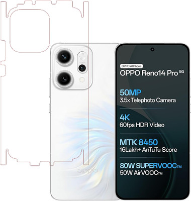 SCANSHIELD Back Screen Guard for Oppo Reno 14 Pro 5G, Back Screen Guard With Glossy Finish(Pack of 1)