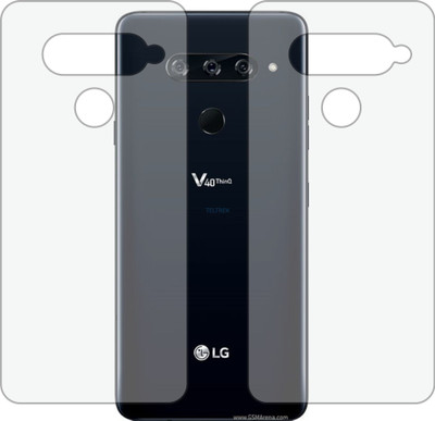 TELTREK Back Screen Guard for LG V40 (2018) (Matte Finish)(Pack of 2)