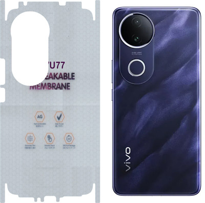 YUVUMCARE Back Screen Guard for Vivo T4R 5G, Membrane 360 coverage, unbreakable membrane(Pack of 1)