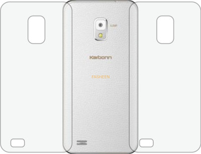Fasheen Back Screen Guard for KARBONN A12 (Matte Finish)(Pack of 2)