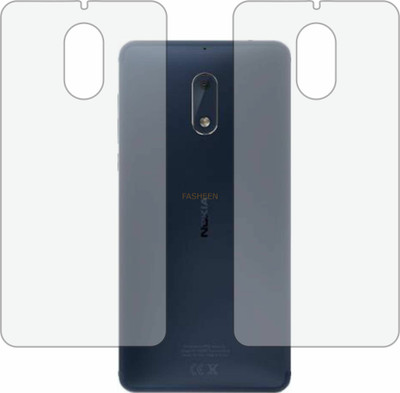 Fasheen Back Screen Guard for NOKIA TA-1003 (NOKIA 6) (Matte Finish)(Pack of 2)