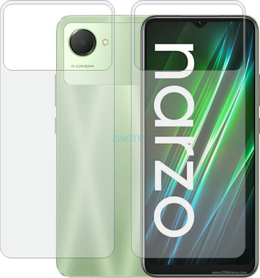 ZINGTEL Back Screen Guard for REALME NARZO 50 i Prime (Matte Finish)(Pack of 2)